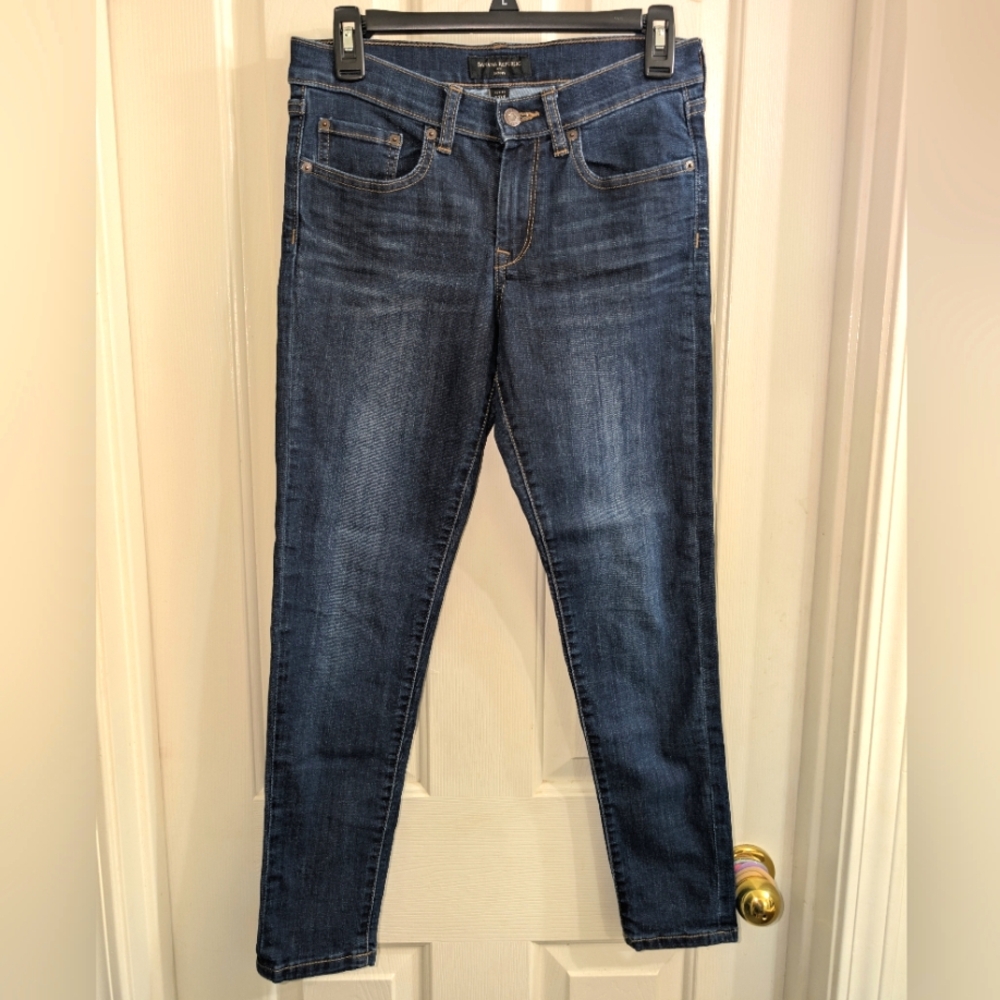 27/4 Banana Republic Petite Blue Skinny Jeans